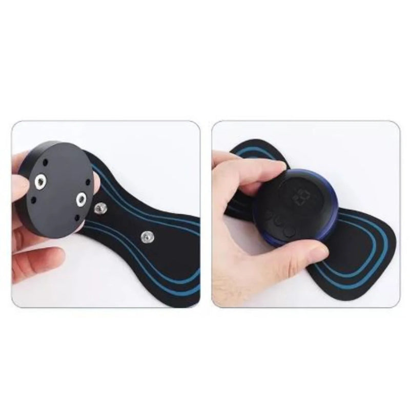 Mini Massageador Estimulador Elétrico De Pescoço Portátil Para Alívio Da Dor Muscular Cervical.