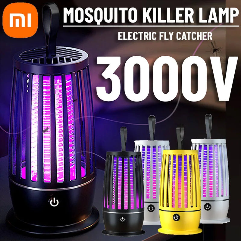 Xiaomi-Mata Mosquito, USB Recarregável, Portátil, Ultraleve.