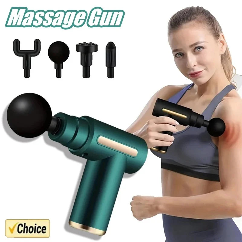 Arma de massagem, mini massageador de bolso, alívio da vibração muscular, profunda dor, relaxar, terapia de fitness para massagem corporal ultrasonica.